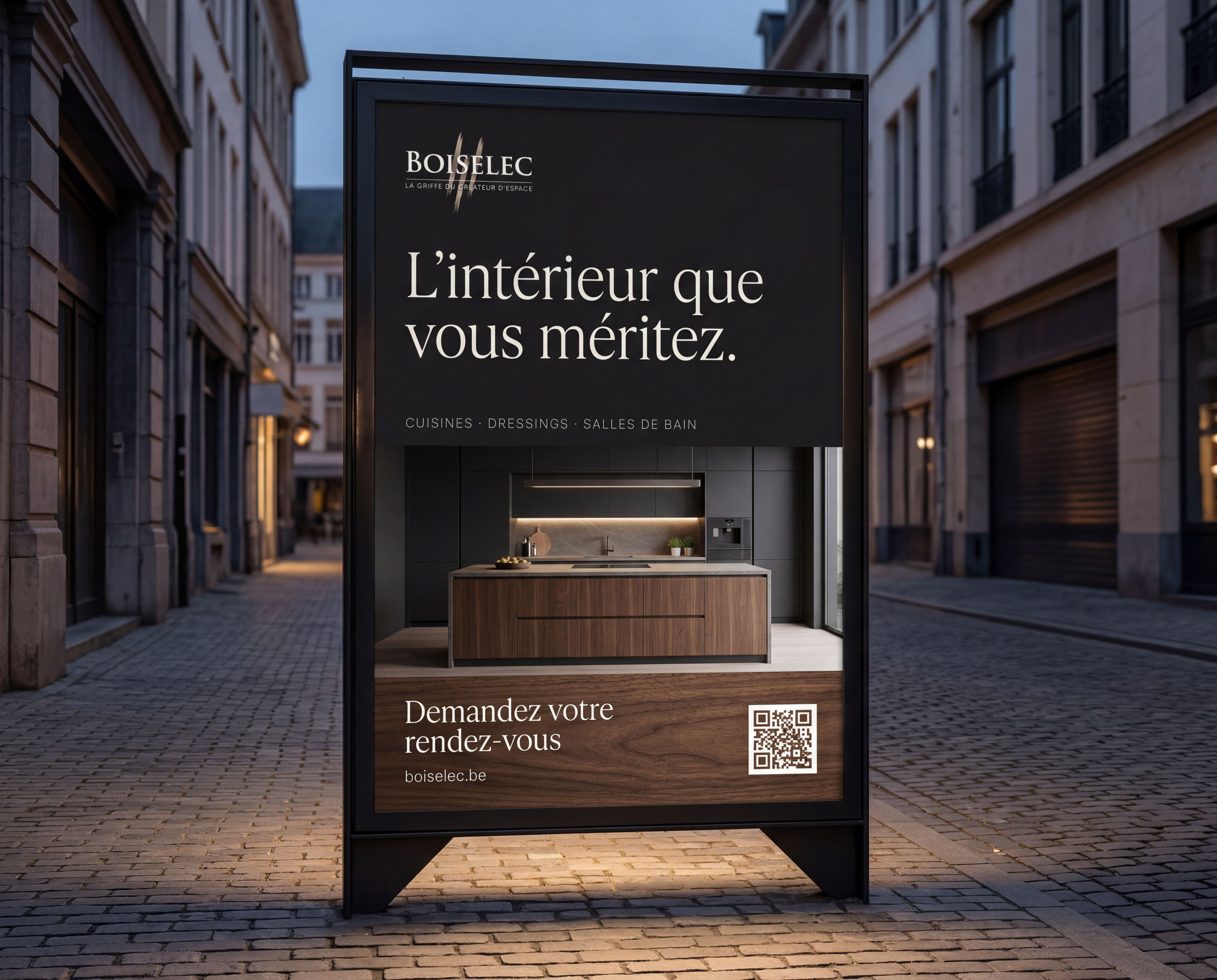 Affiche imprimée projet Bois