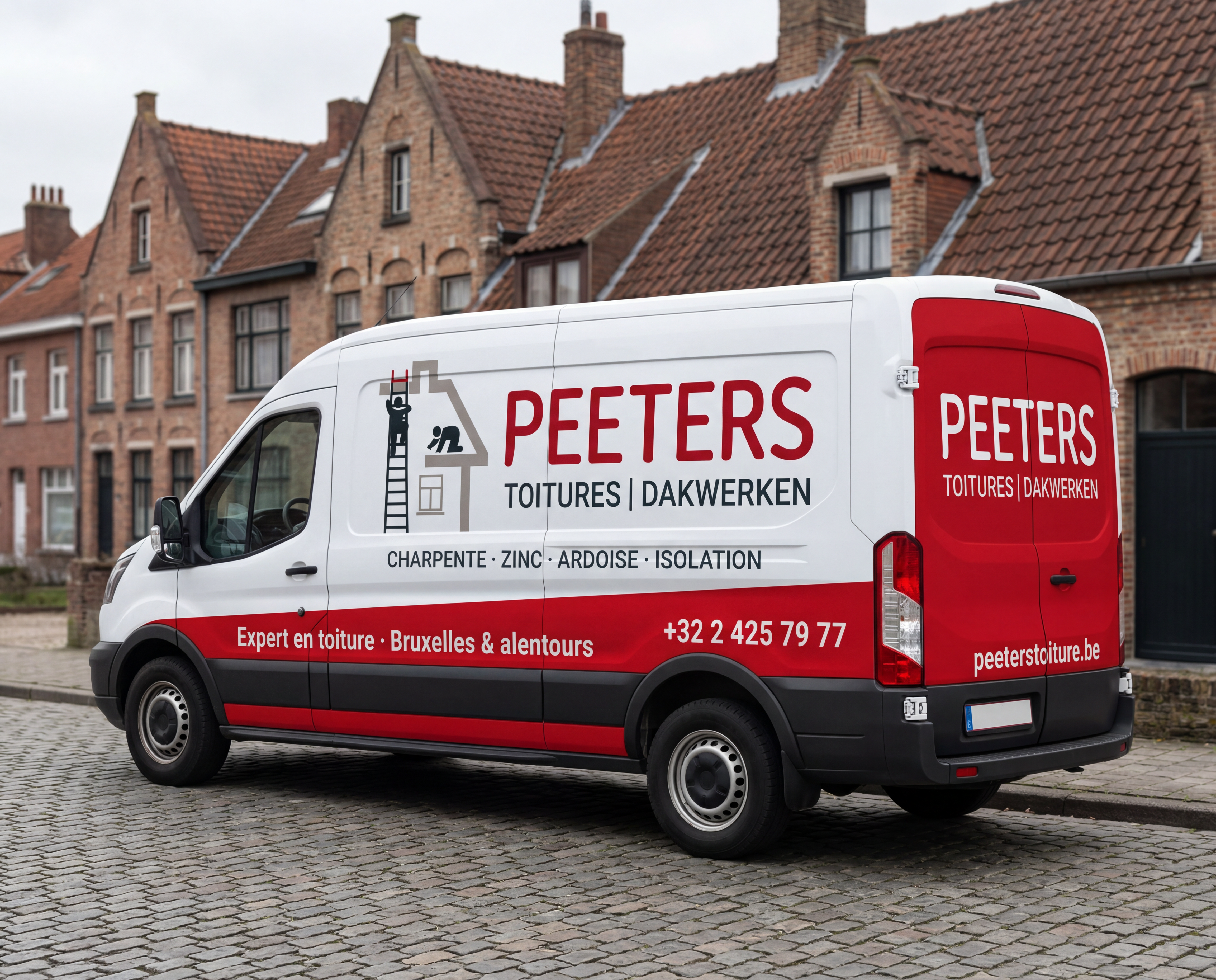 Camion floqué projet Peeters